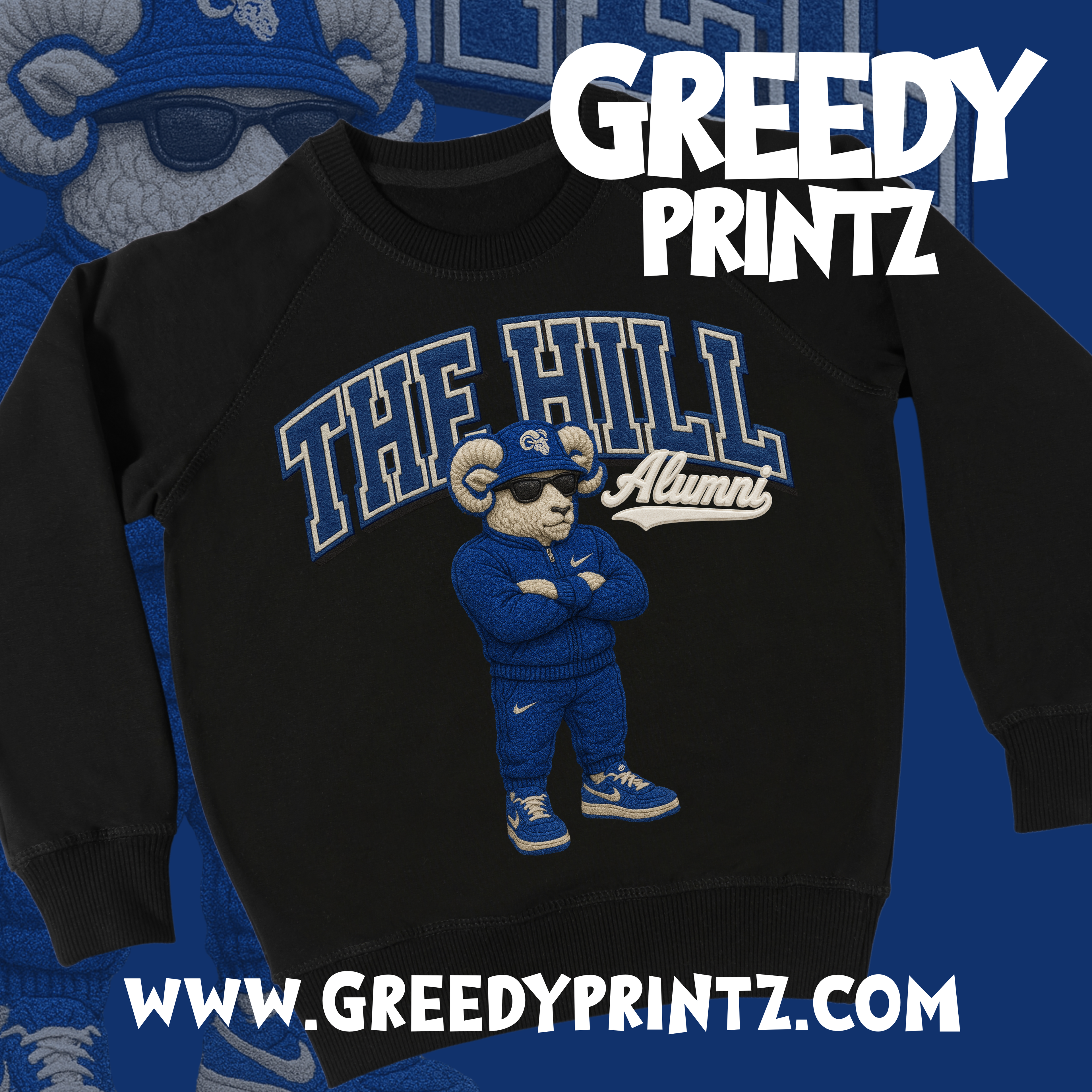 Faux Chenille Sweatshirt