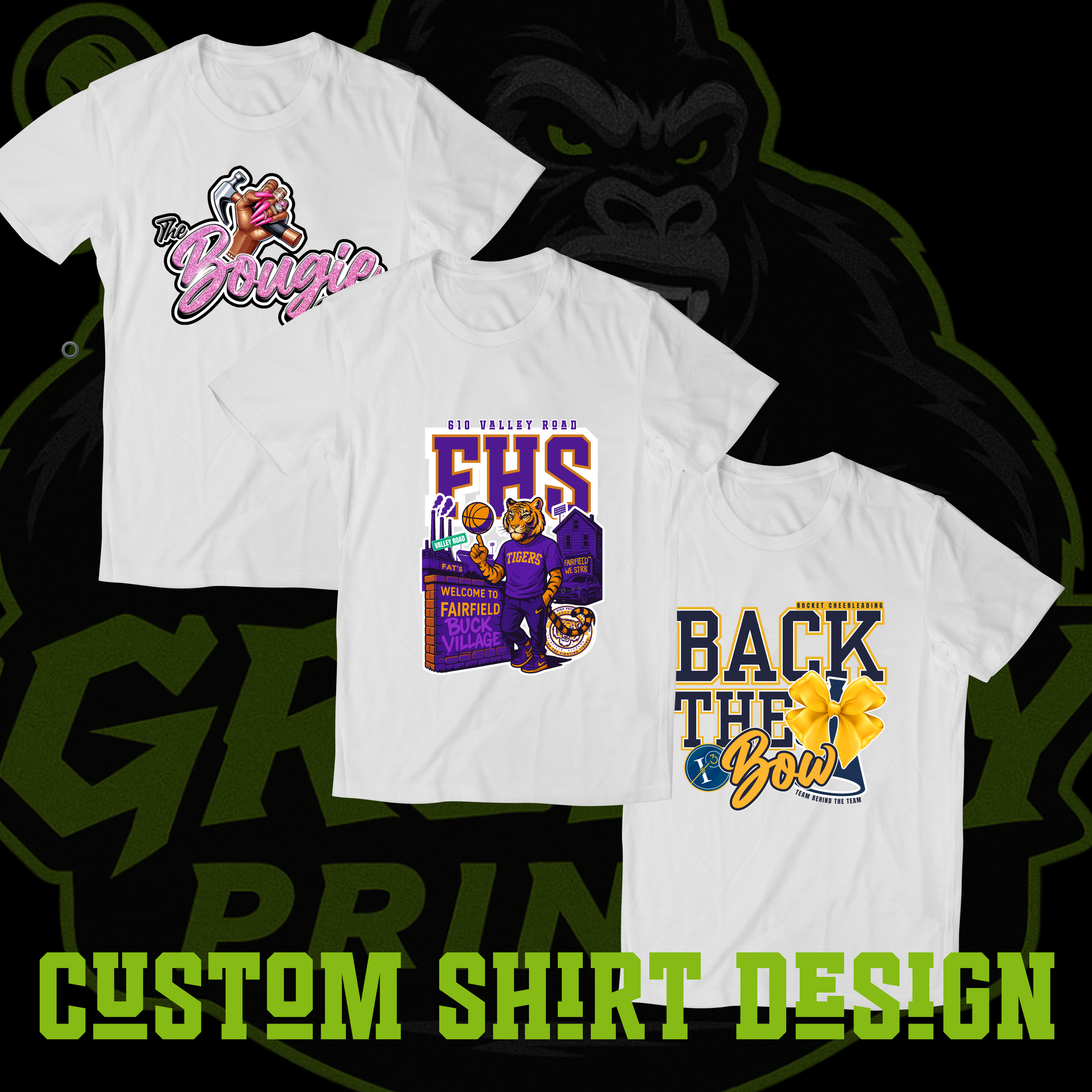Custom Shirt Design – DTF & Sublimation Ready