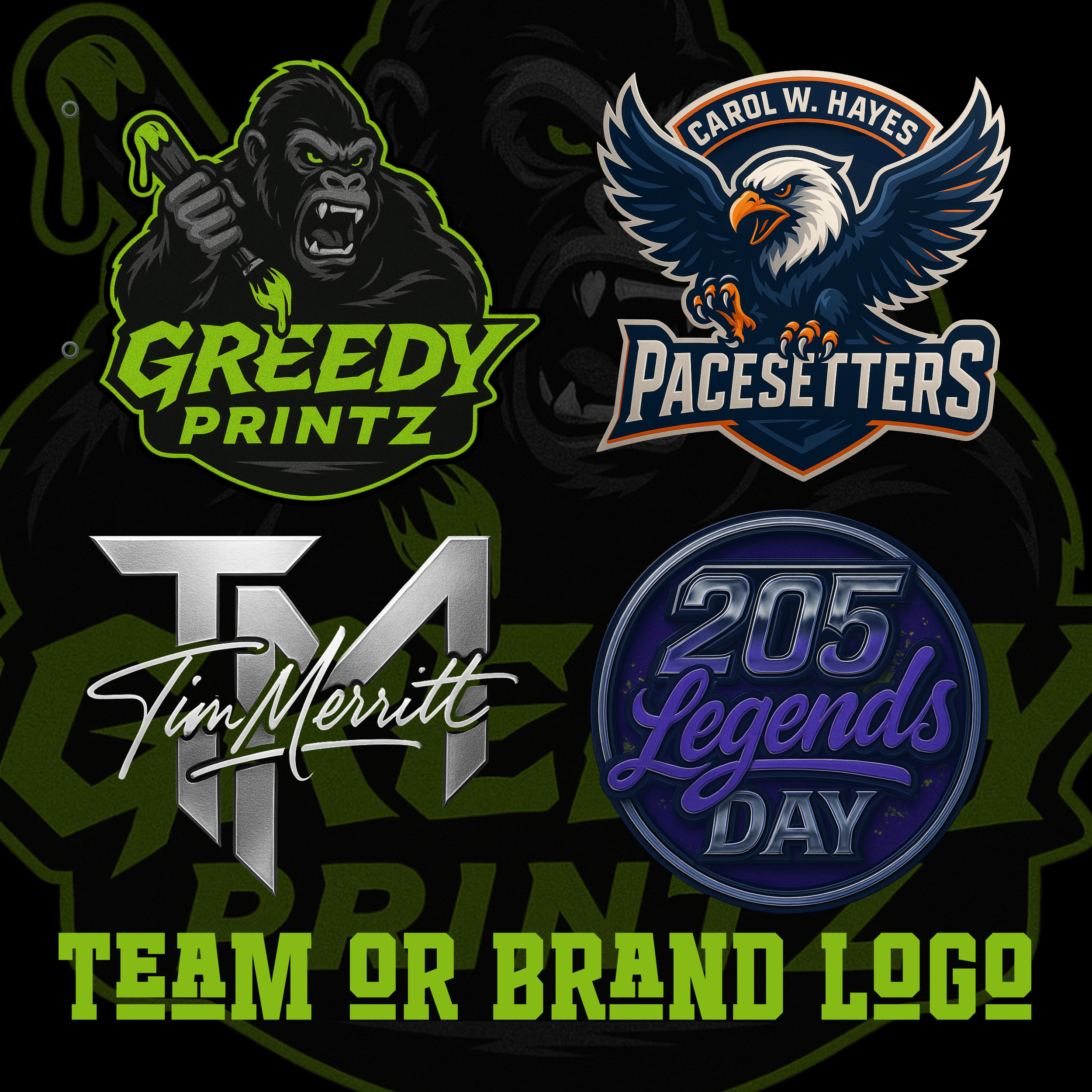Custom Logo Design – For Teams, Schools, Clubs & Athletes