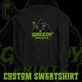Custom Designed & DTF Printed Sweatshirt – Front Only